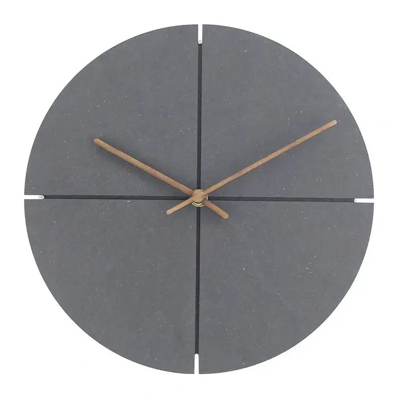 Elegant Nordic Wooden Wall Clock