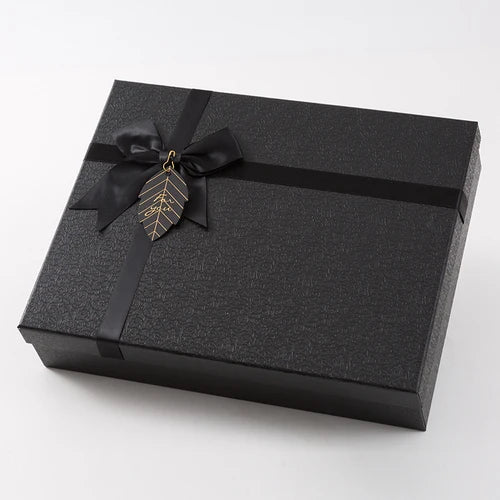 Black Gift Boxes with Bow - Various Sizes Available