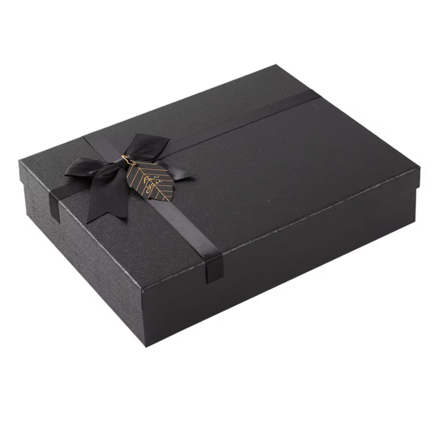 Black Gift Boxes with Bow - Various Sizes Available