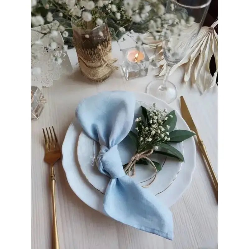 Linen Napkins (100% Natural! Elevate Every Table)