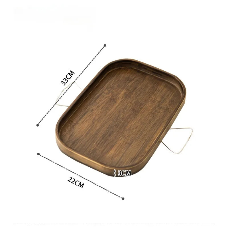 Wooden Foldable Couch Arm Tray