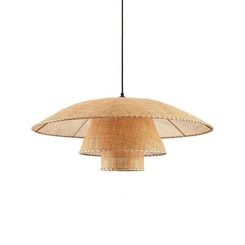 Vintage Rattan Pendant Lights for Home and Restaurant Decor