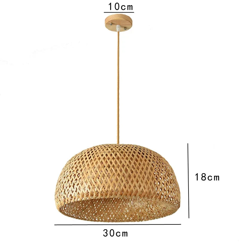 Classical Bamboo Weaving Chandelier Lamp