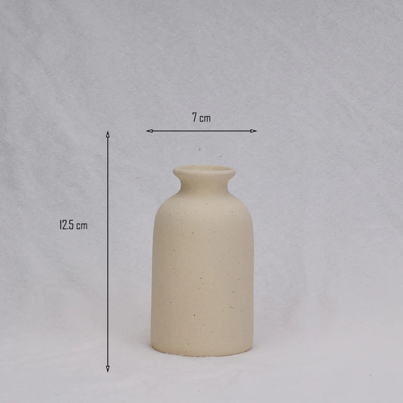 Minimalist Ceramic Vase: Versatile Beauty for Every Room (Gift-Ready!)