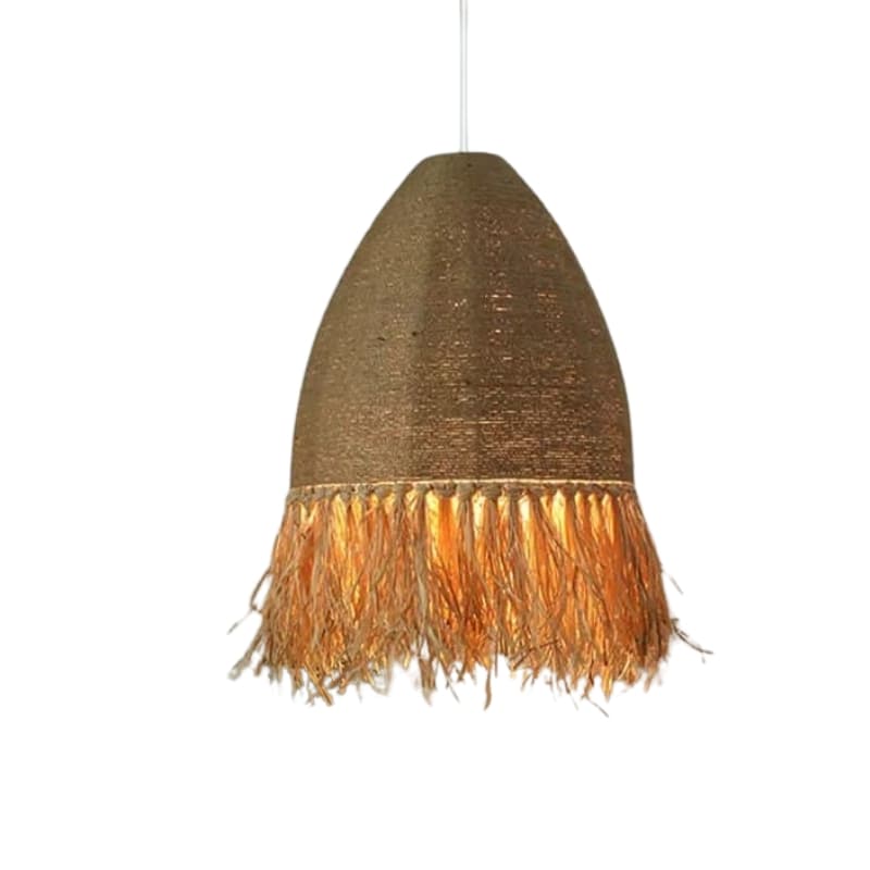 Rattan Pendant Lamp for Japandi Ambiance