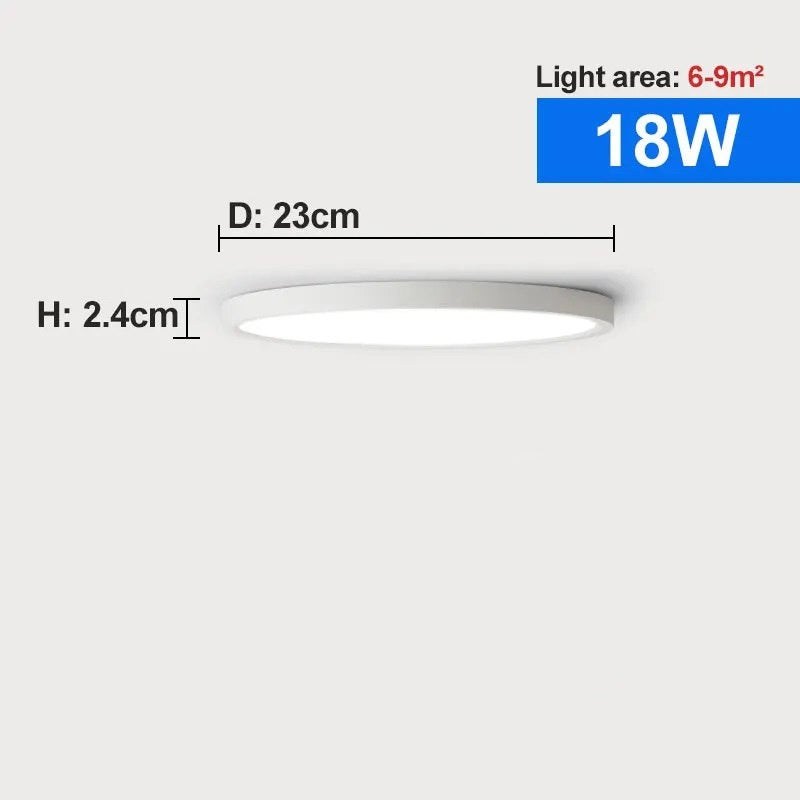 Wood & Metal LED Ceiling Light