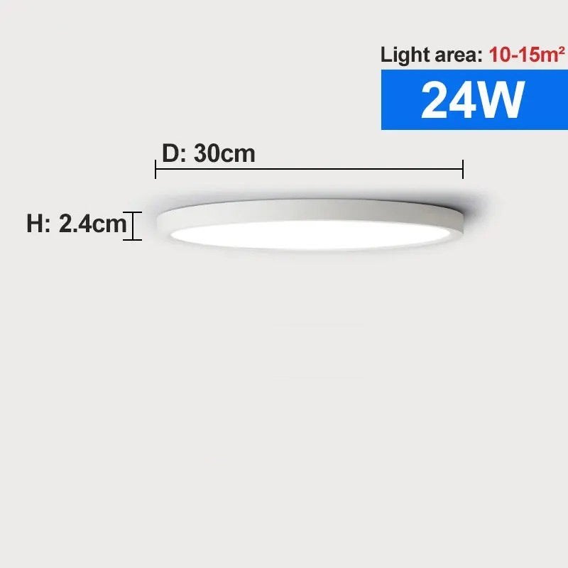 Wood & Metal LED Ceiling Light