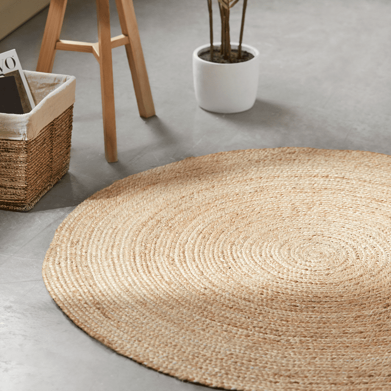 Natural Jute Carpet - Soft, Durable Home & Bedroom Rug