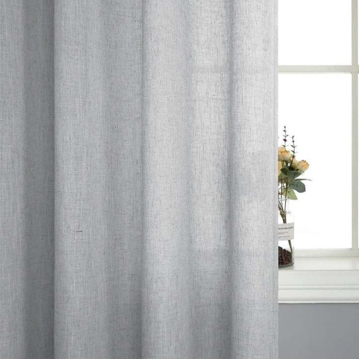 Thicken Sheer Curtains for Bedroom, Living Room, Balcony (Set of 2 Panels)