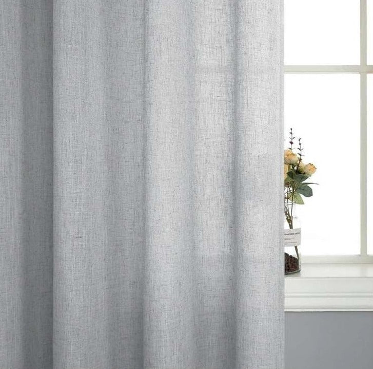 Thicken Sheer Curtains for Bedroom, Living Room, Balcony (Set of 2 Panels)