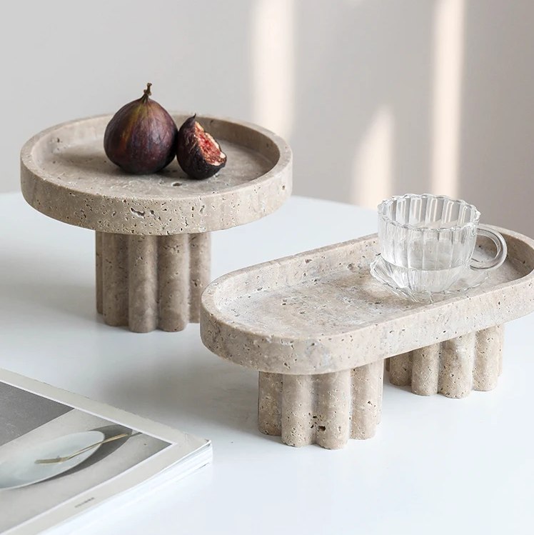 Elevated Essentials: Travertine Tray