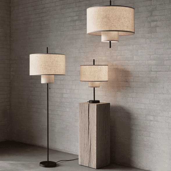 Wabi-Sabi Fabric Lamps for Textured Elegance (All Spaces!)