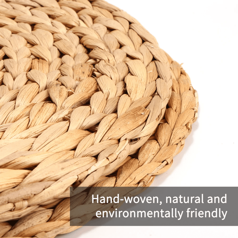 Heat Resistant Natural Rattan Placemats (Set of 4)