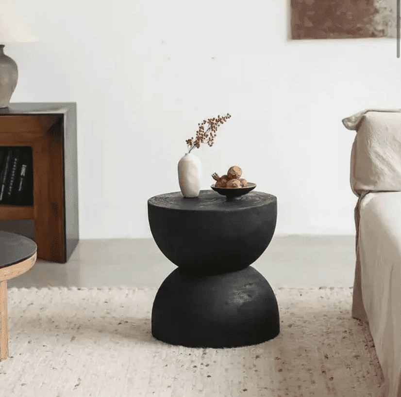 Round Log Stool - Side Table