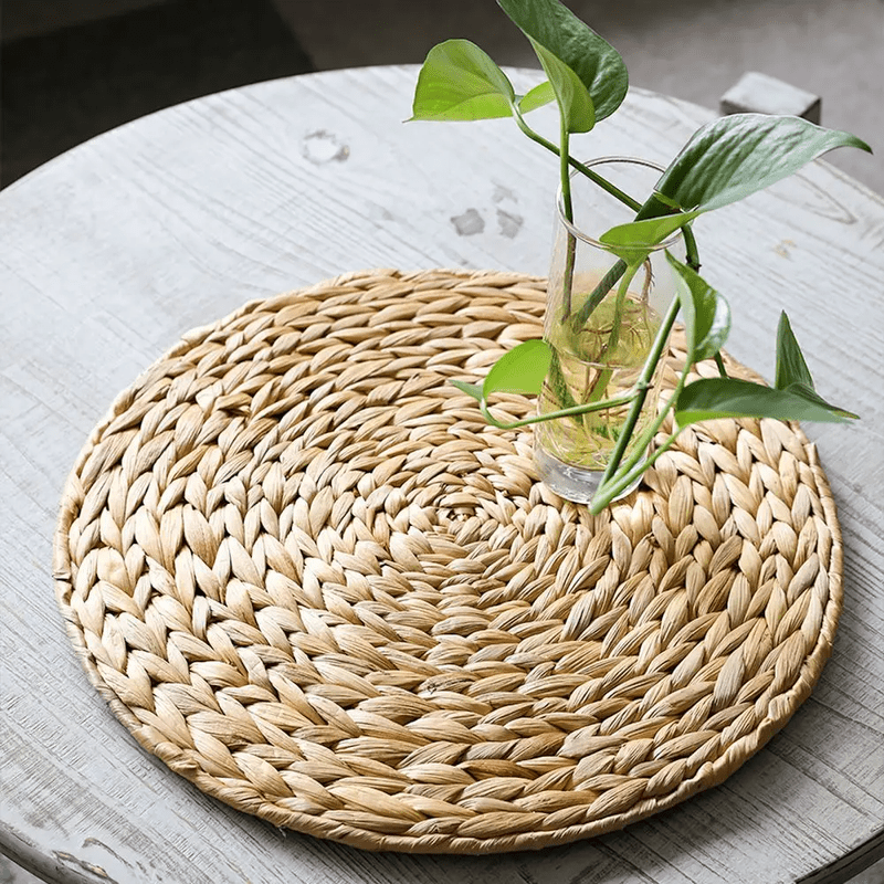 Heat Resistant Natural Rattan Placemats (Set of 4)