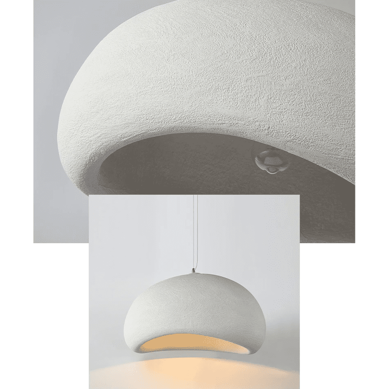 Minimalist Japanese Wabi Sabi Pendant Light