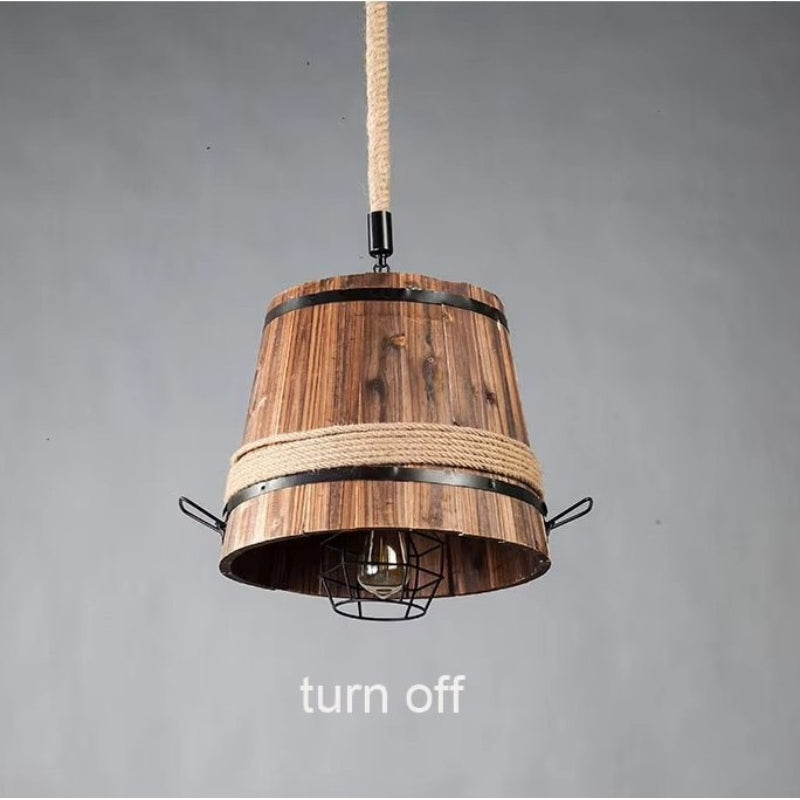 American Retro Loft Barrel Chandelier