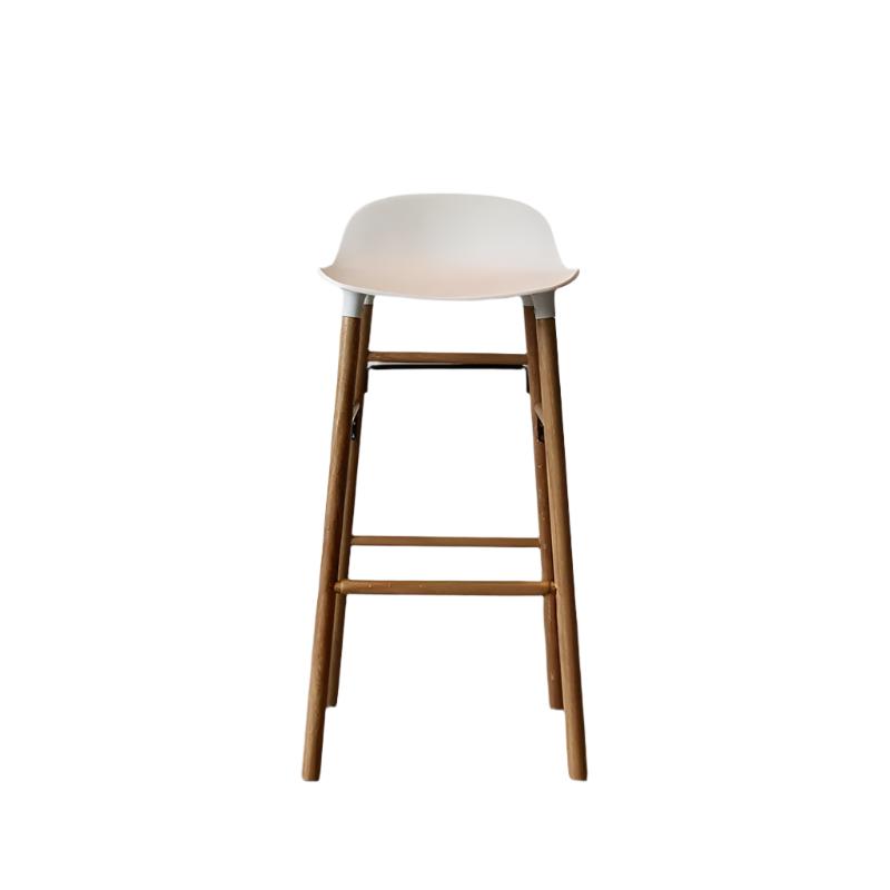 Modern Swivel Bar Stool with Backrest