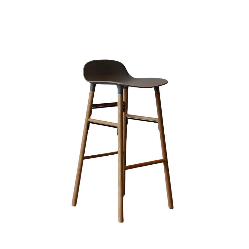 Modern Swivel Bar Stool with Backrest