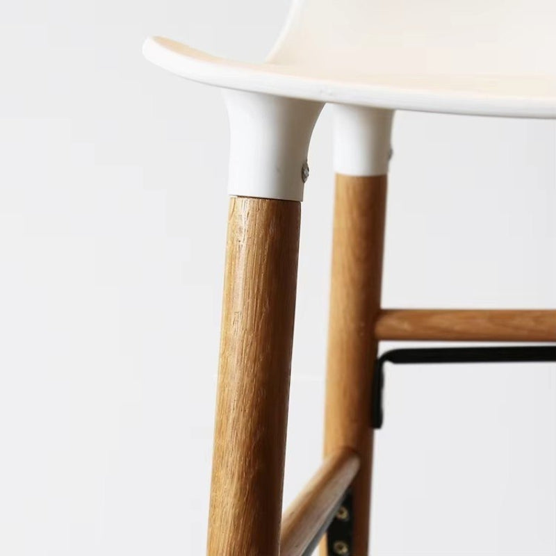 Modern Swivel Bar Stool with Backrest