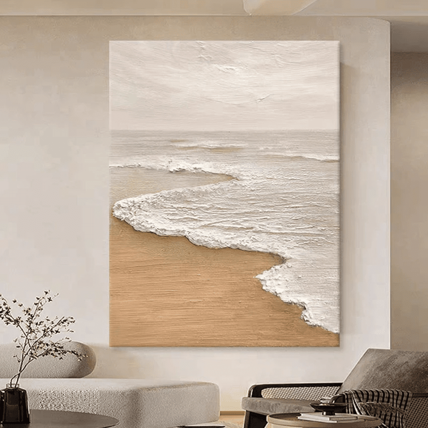 Coast: Textured Seascape Oil Painting