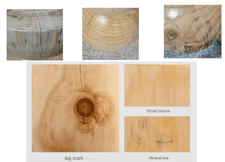 Round Log Stool - Side Table