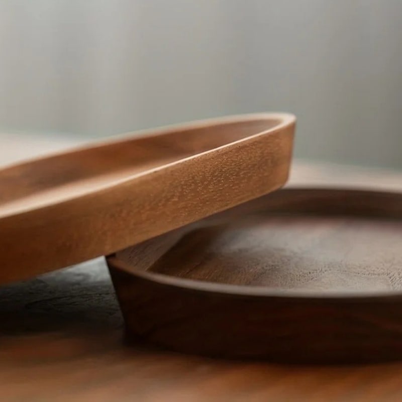 Wooden Snack Plate