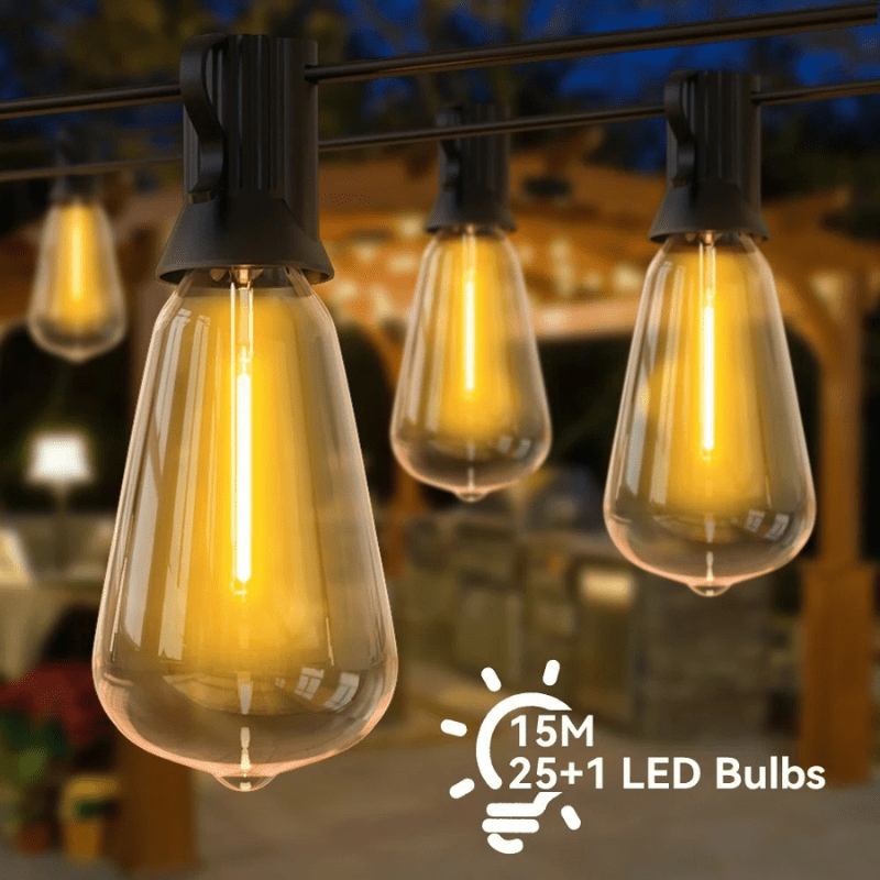 ST38 LED Globe String Light, 15 M - 30 M, Indoor/Outdoor