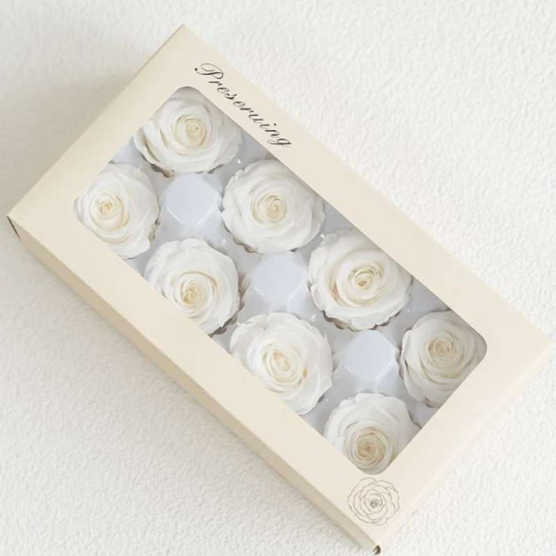 8pcs Eternal Flower Preserved Rose DIY Material