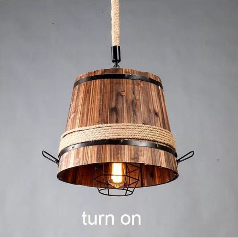 American Retro Loft Barrel Chandelier