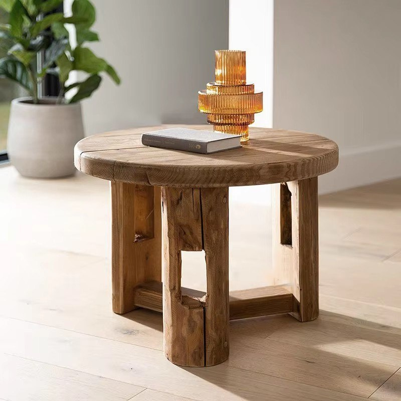 Nordic Wood Coffee Table - Modern Living Room Furniture