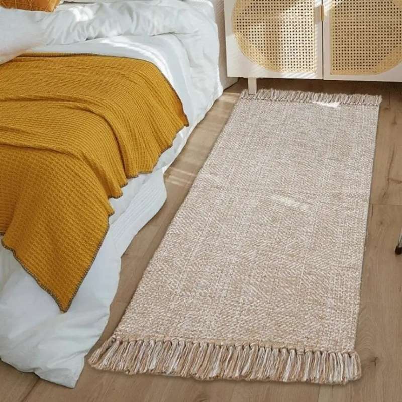 Nordic Kilim Cotton Linen Woven Carpets