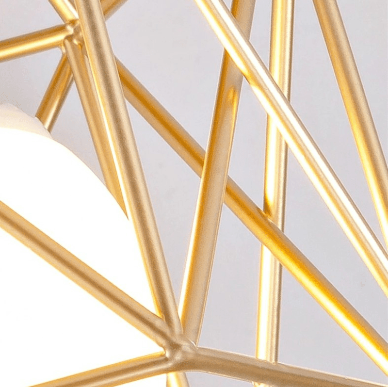 Nordic Minimalism Gold Shade Ceiling Light