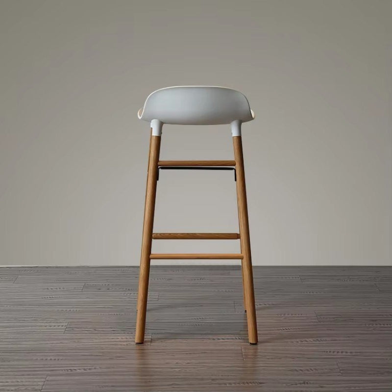 Modern Swivel Bar Stool with Backrest