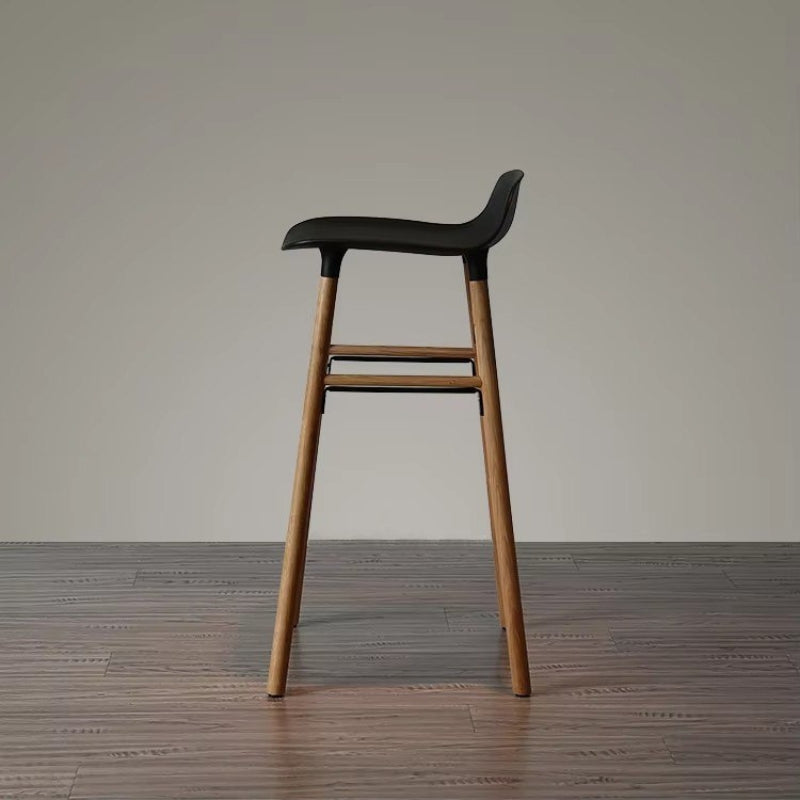 Modern Swivel Bar Stool with Backrest