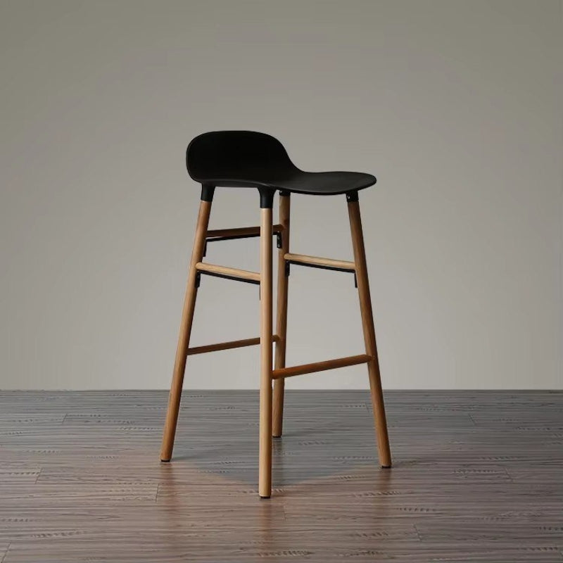 Modern Swivel Bar Stool with Backrest