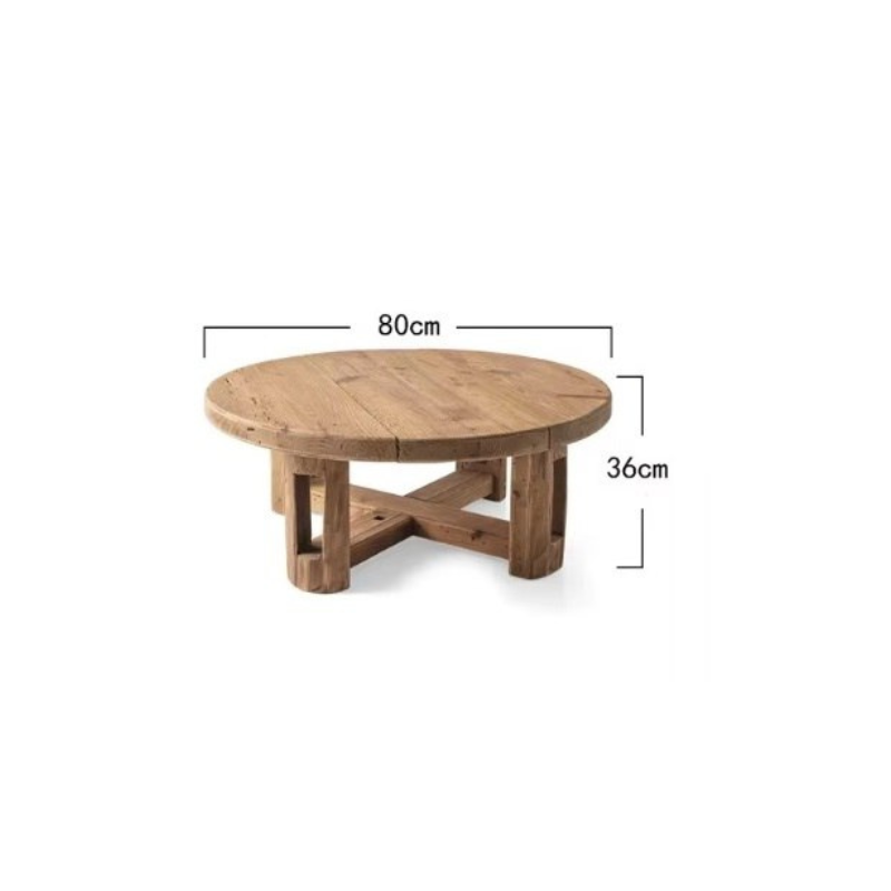 Nordic Wood Coffee Table - Modern Living Room Furniture