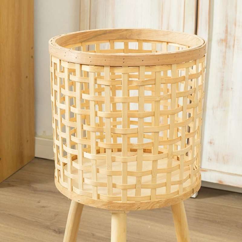 Bamboo Weaving Flower Stand