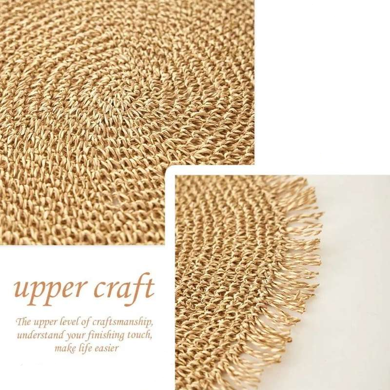 Nordic Style Rattan Woven Placemats