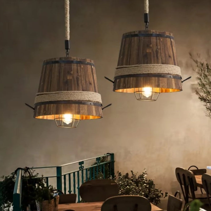 American Retro Loft Barrel Chandelier