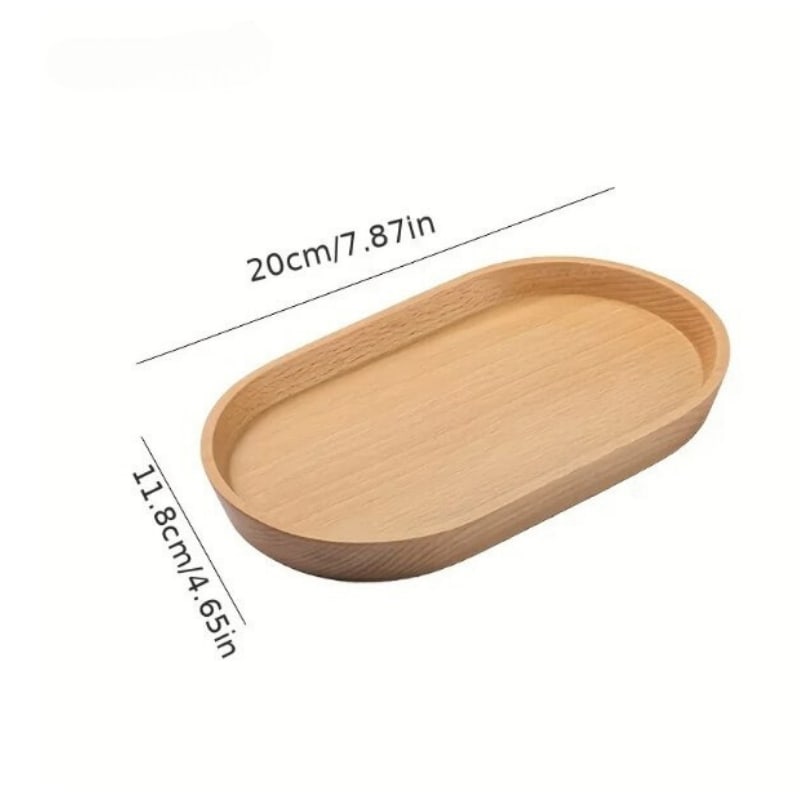 Wooden Snack Plate