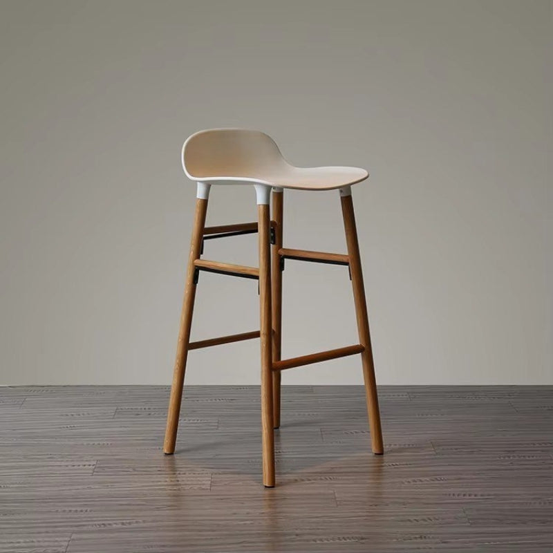 Modern Swivel Bar Stool with Backrest