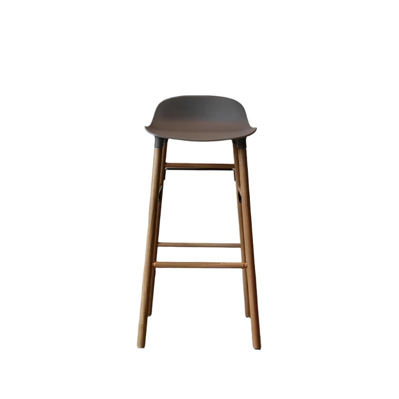 Modern Swivel Bar Stool with Backrest