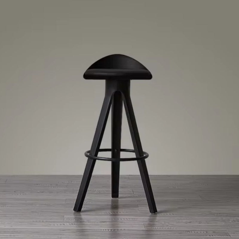 Modern Bar Stool - Ergonomic Wooden & Metal Design Chair